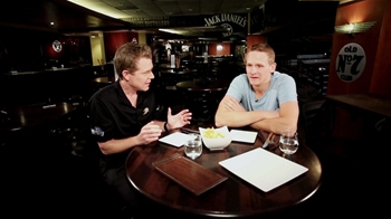Kent French with Ducks star Corey Perry