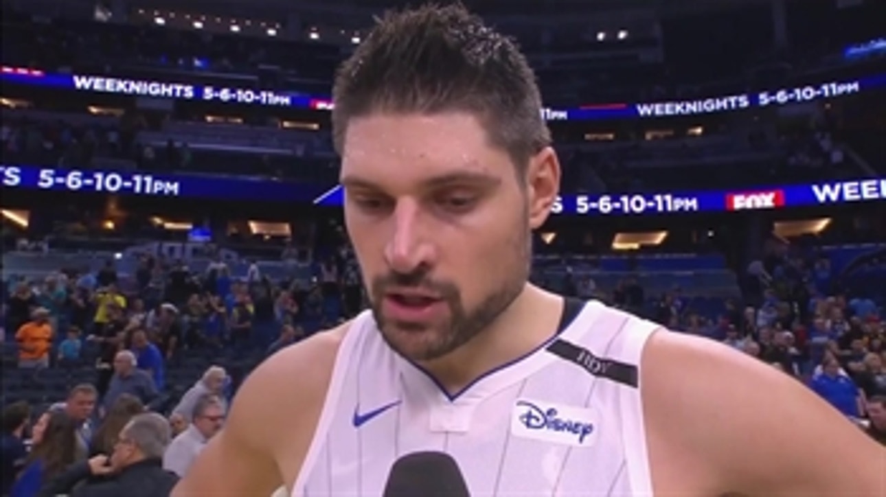 Nikola Vucevic says Magic were able to take care of business in OT