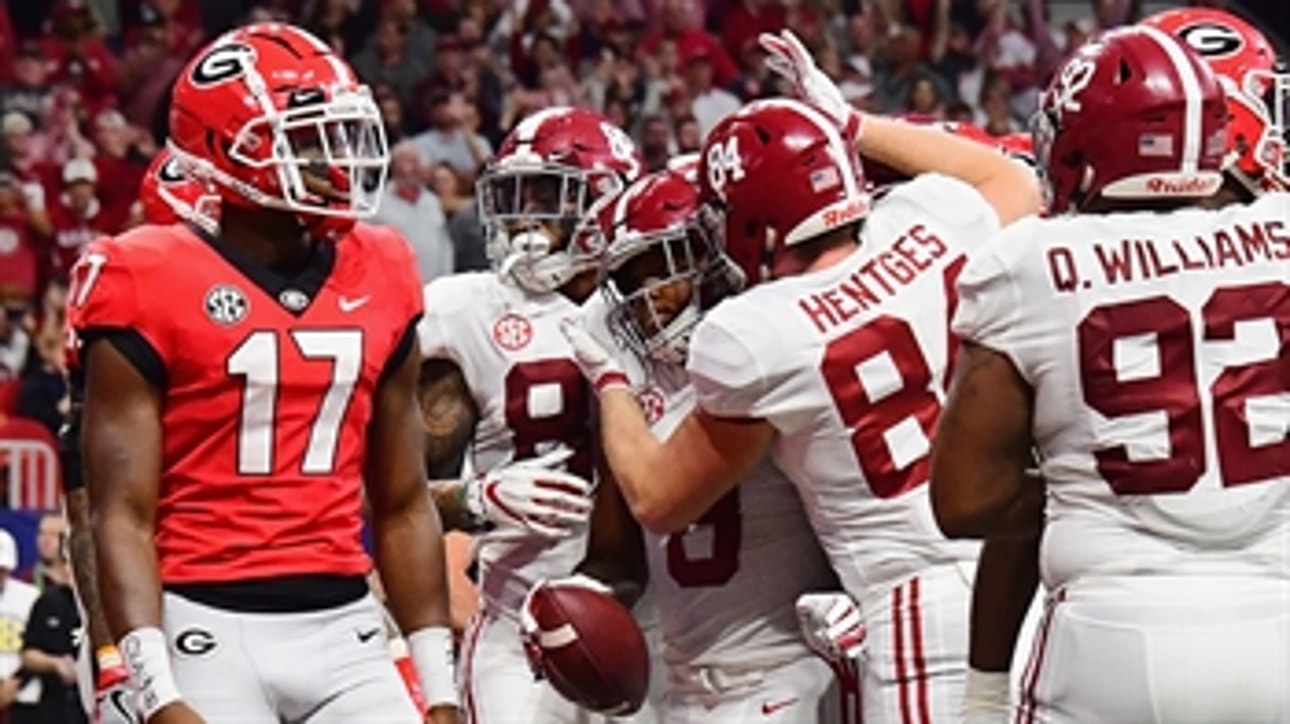 Alabama turns a goal-line fumble into a huge TD vs. Georgia in the SEC Championship Game