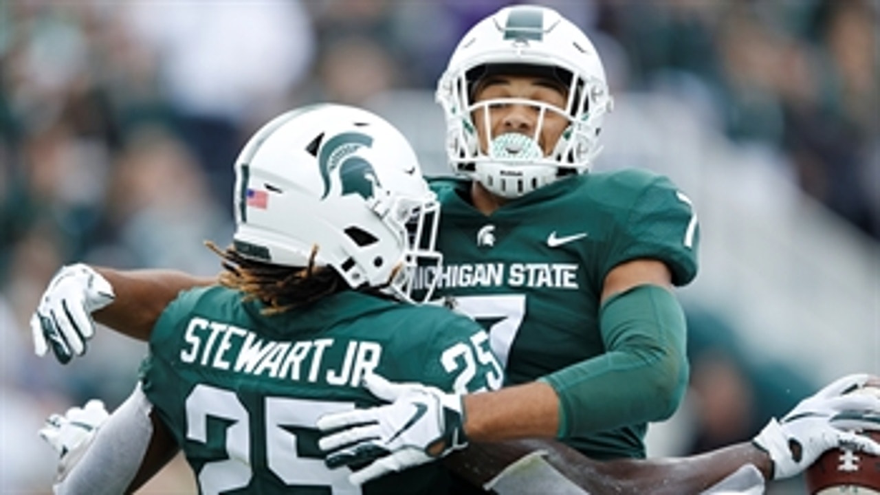 No. 25 Michigan State escapes Indiana in closing moments with clutch final drive