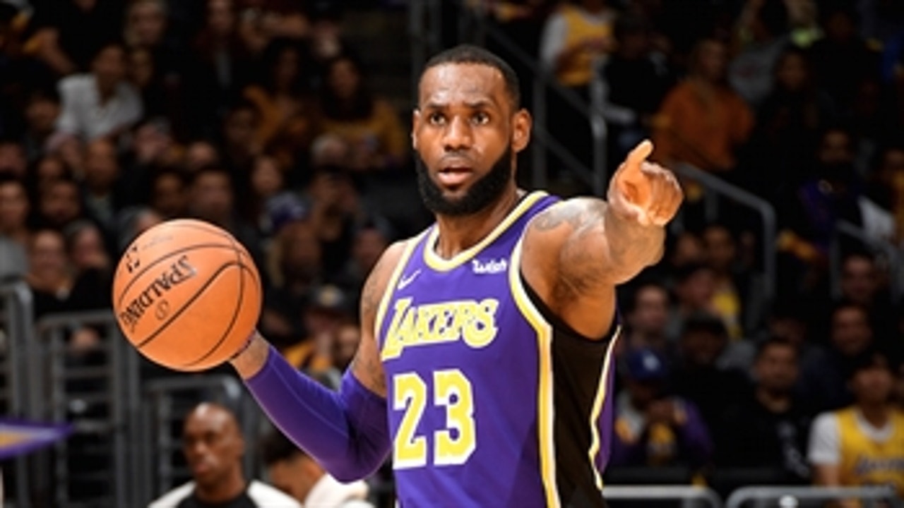 Cris Carter says LeBron James was 'very impressive' in the Lakers win vs the Spurs