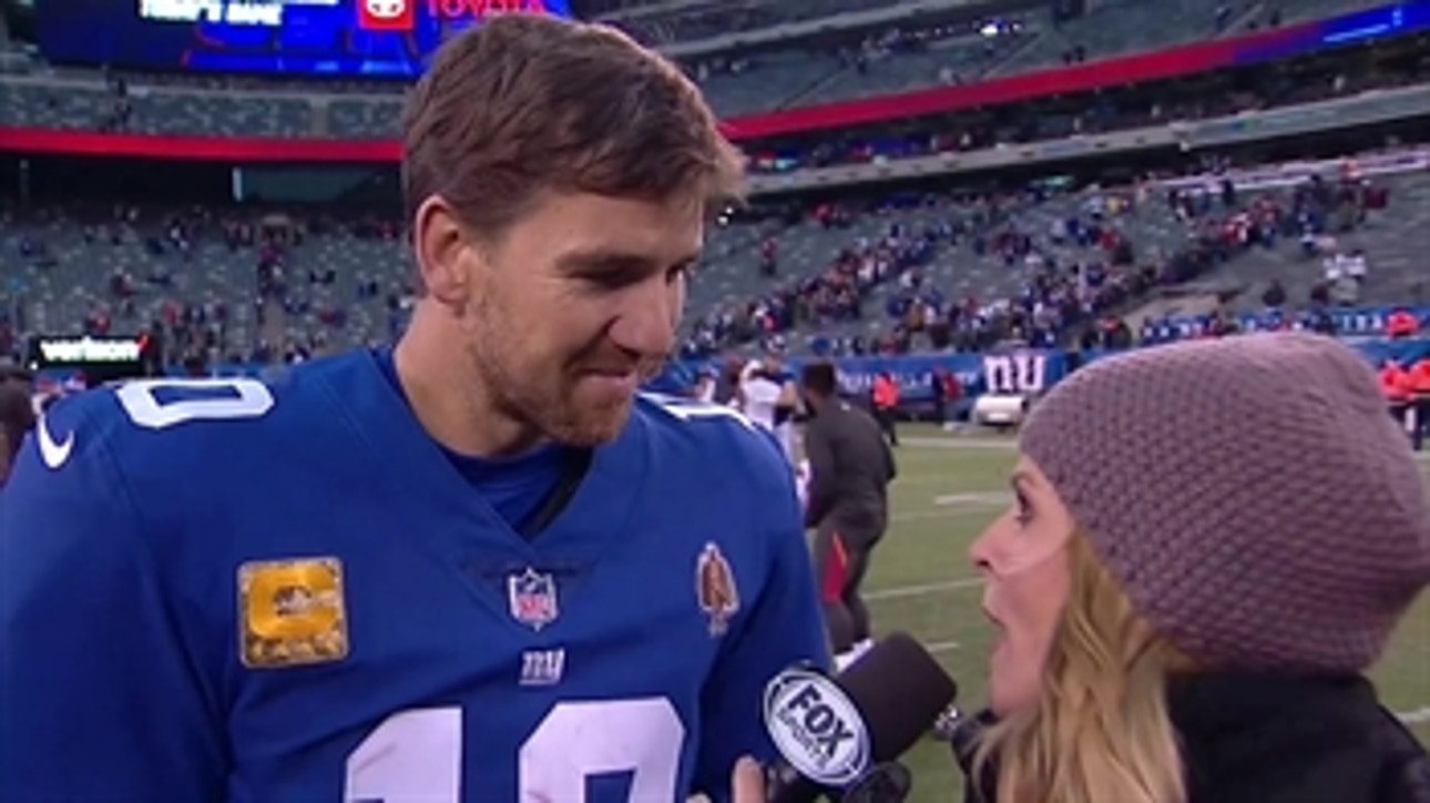 Eli Manning says everything was working for the New York Giants against the Buccaneers in a big win
