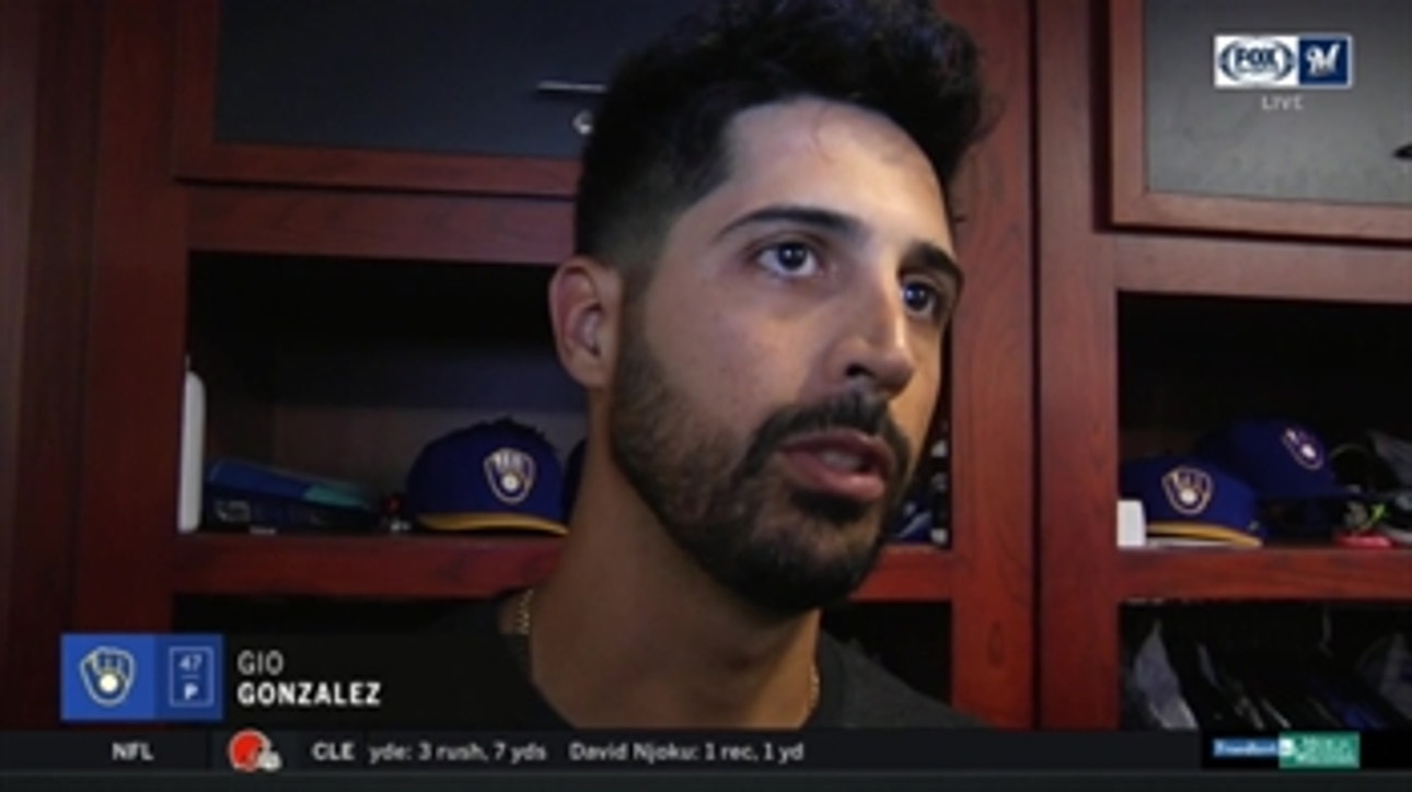 Gio Gonzalez reflects on successful Brewers debut