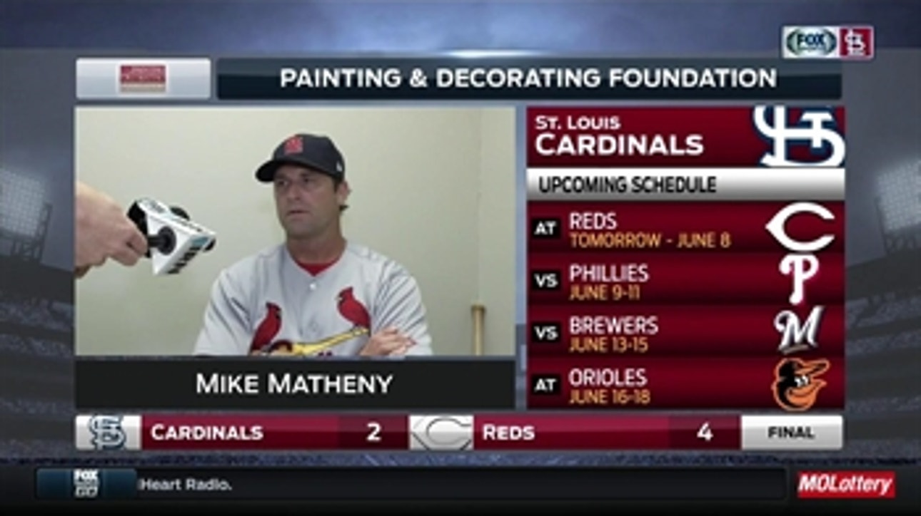 Matheny: Martinez was 'as dominant as you can be for six innings'