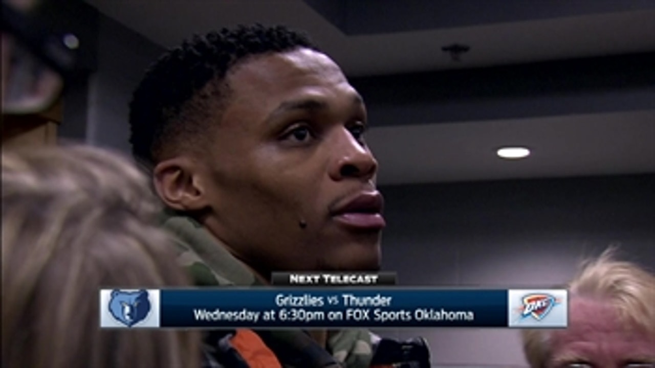 Russell Westbrook: 'They continue to make my job easy'