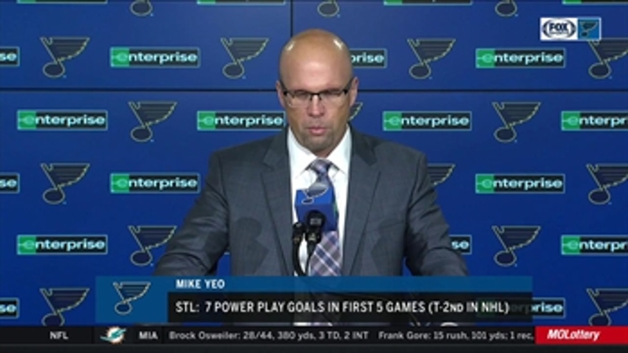 Yeo on fixing third-period woes: 'We have a group that's capable of it'