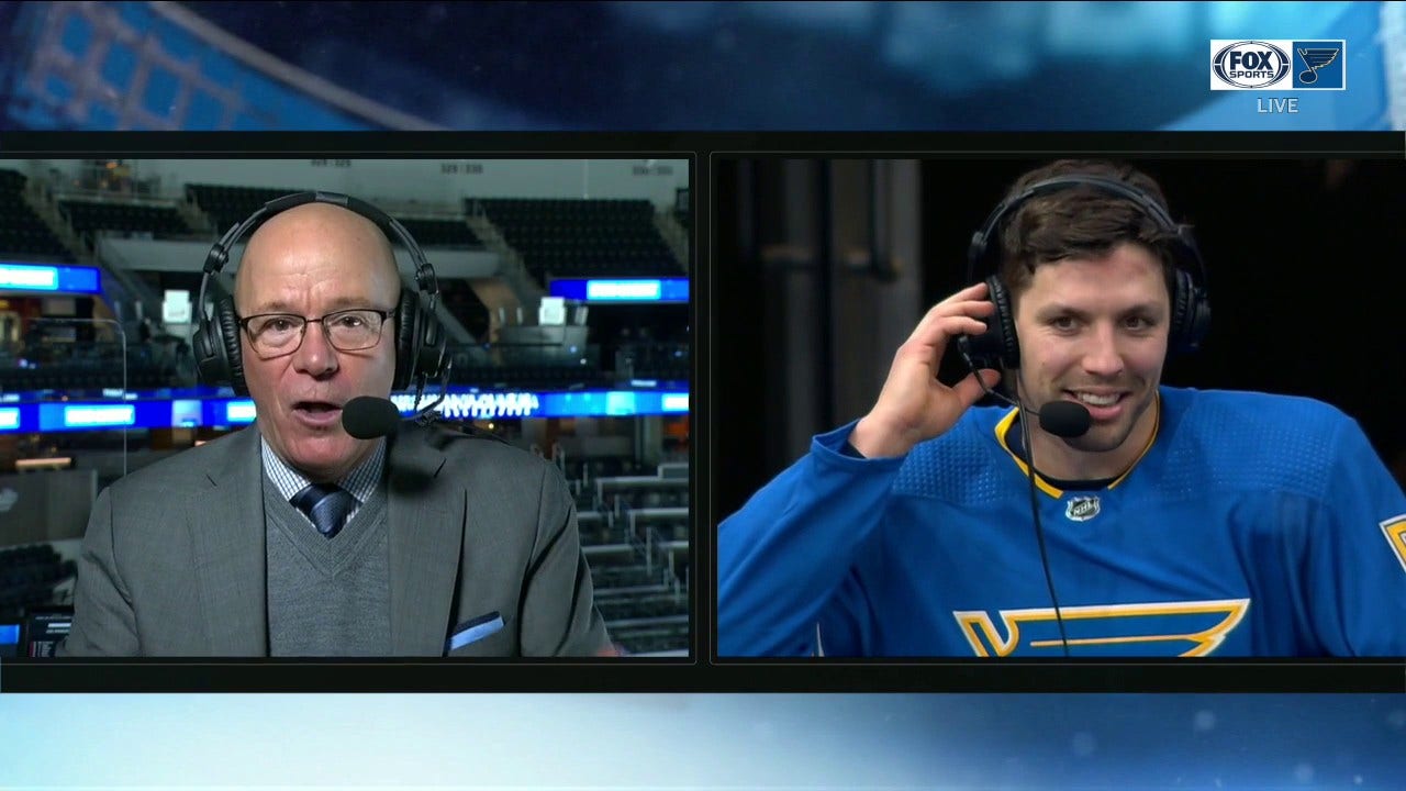 Perron on Blues breaking their power-play drought: 'That was huge'