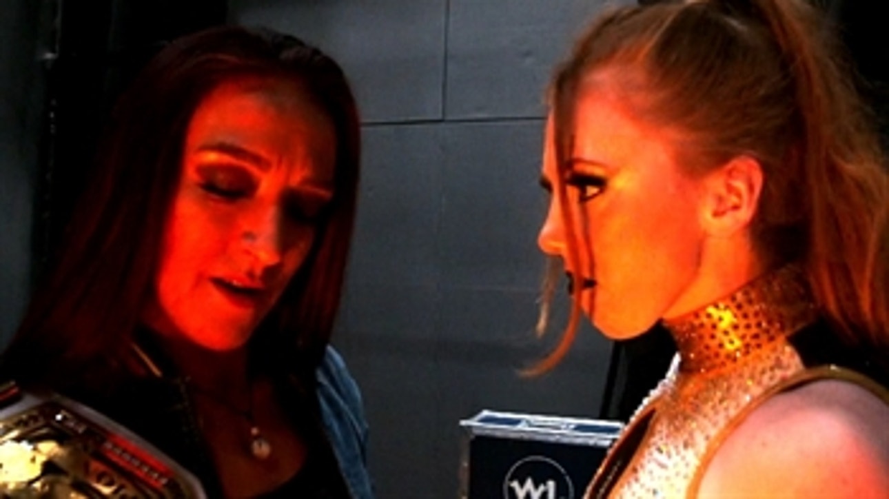 Kay Lee Ray's close-up with the new Isla Dawn: NXT UK, March 25, 2021