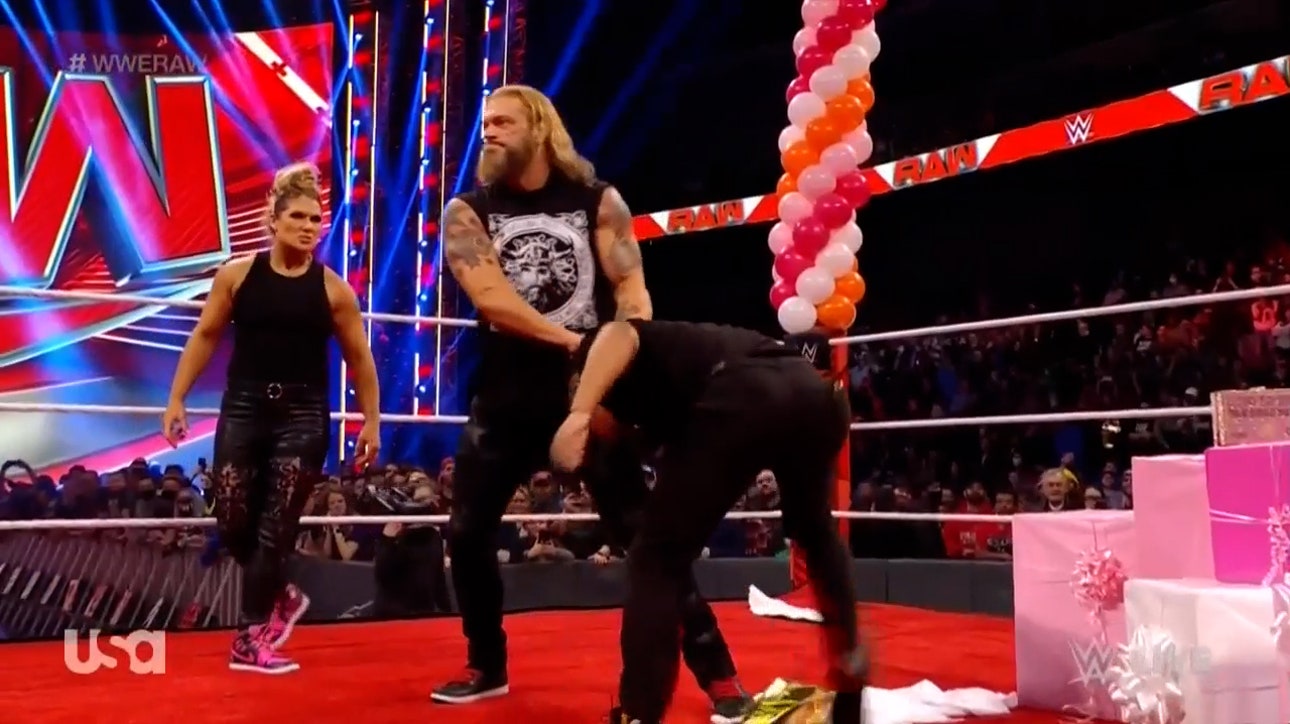 Edge and Beth Phoenix crash Maryse's birthday party ' WWE on FOX