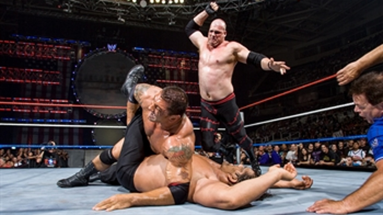 The Great Khali vs. Batista vs. Kane - World Heavyweight Title Match: WWE Great American Bash 2007 (Full Match)