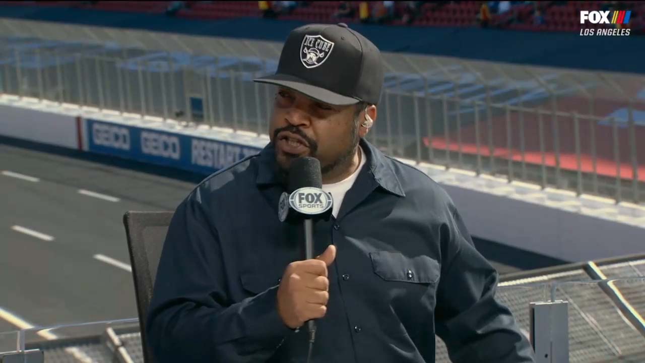 'This is amazing' — Ice Cube joins 'NASCAR Raceday' to discuss the Clash at the Coliseum