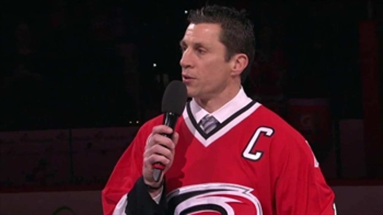 Brind'Amour thanks Caniacs