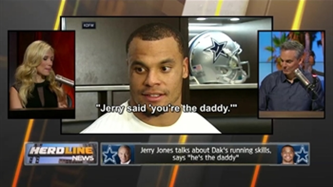 Dak Prescott has no idea what Jerry Jones is talking about ' THE HERD