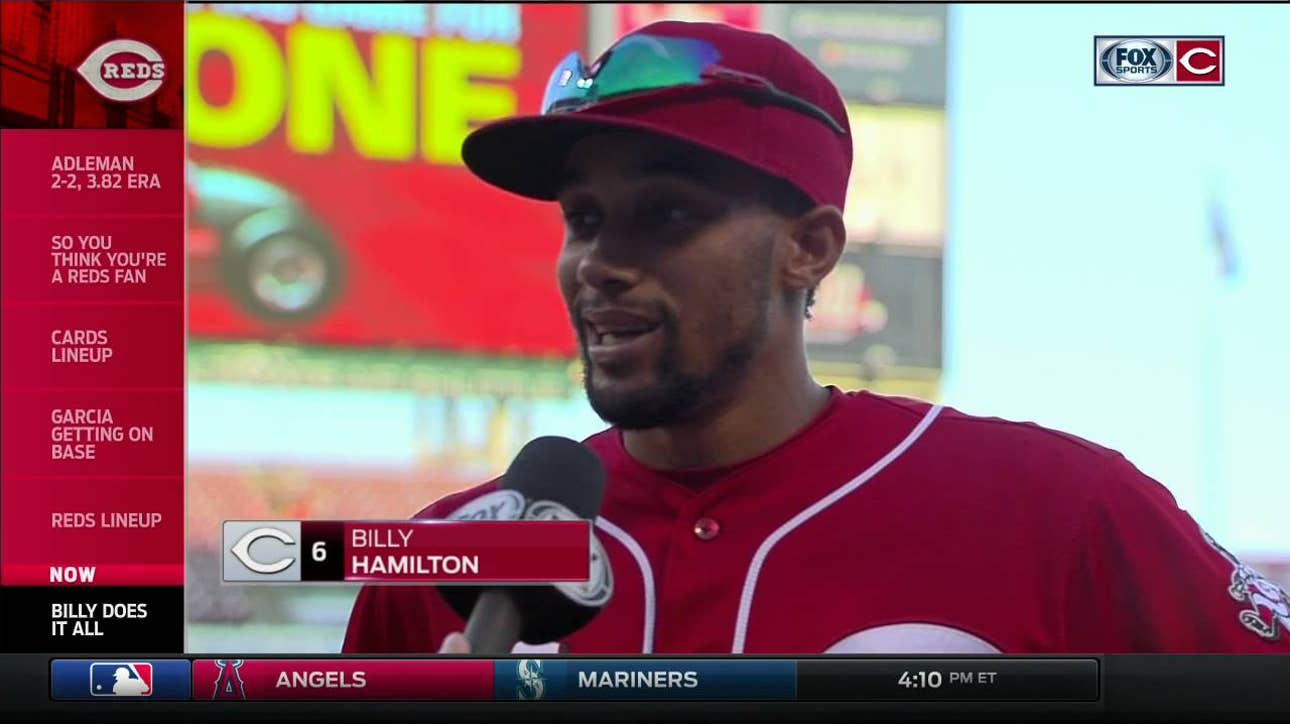 BIlly Hamilton did it all for the Reds on Saturday