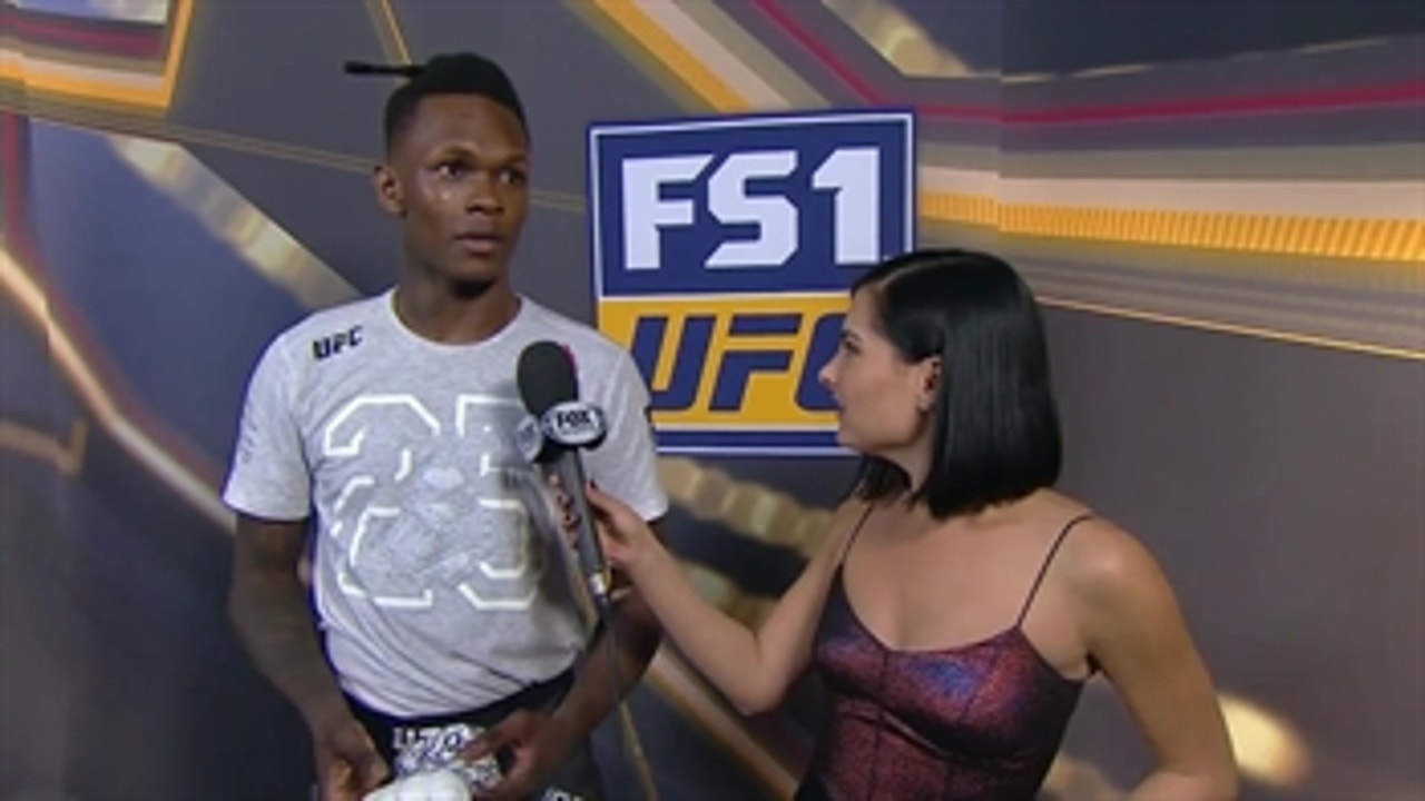 Israel Adesanya talks after TKO Victory ' INTERVIEW ' POST-FIGHT ' UFC 230