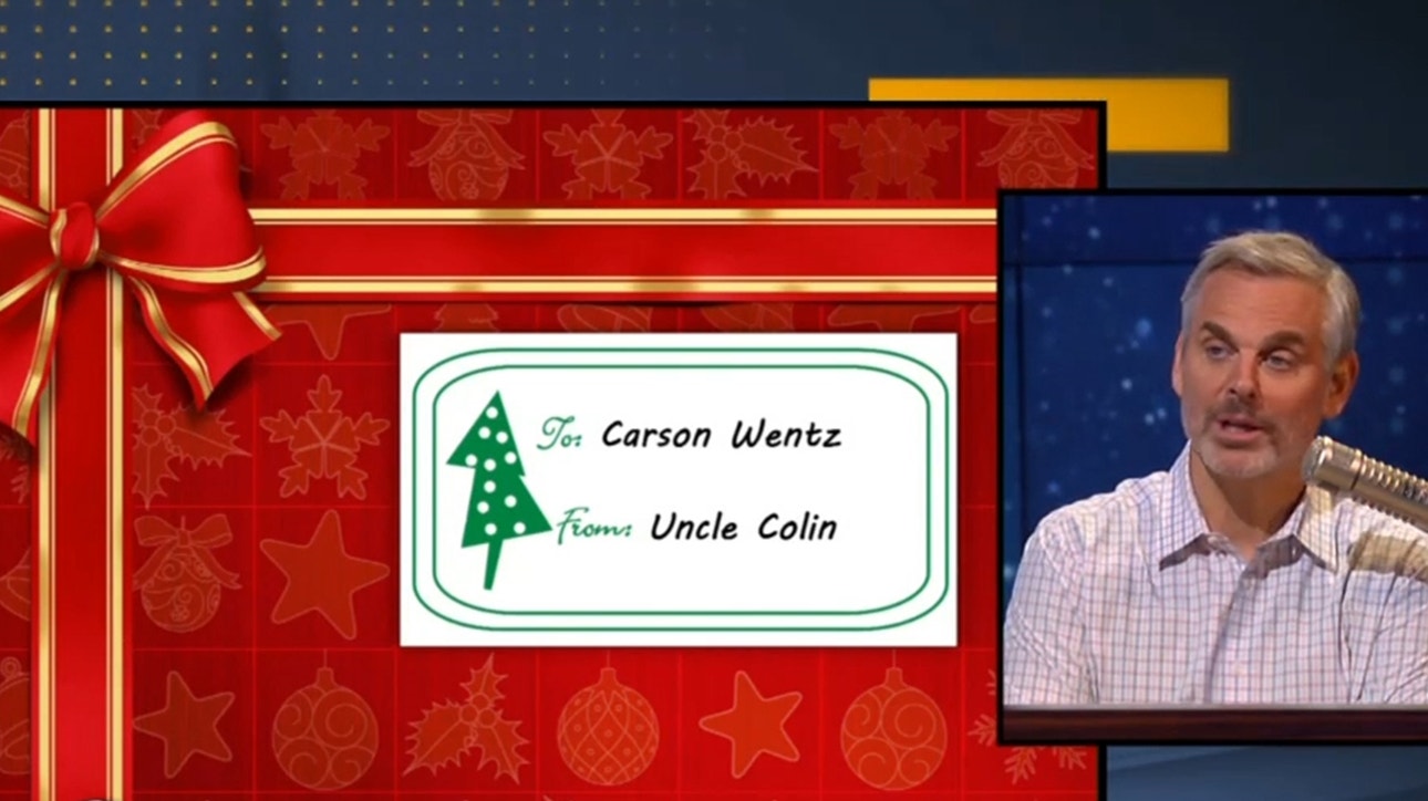 Colin hands out holiday gifts to the biggest names in the NFL ' THE HERD