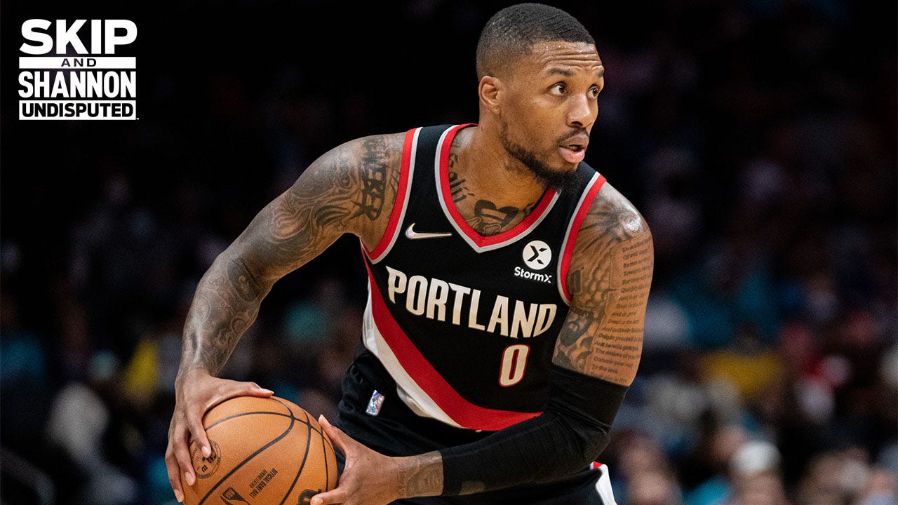 Skip Bayless reacts to Damian Lillard’s freestyle about not joining a super team may be his ‘Achilles heel’ I UNDISPUTED