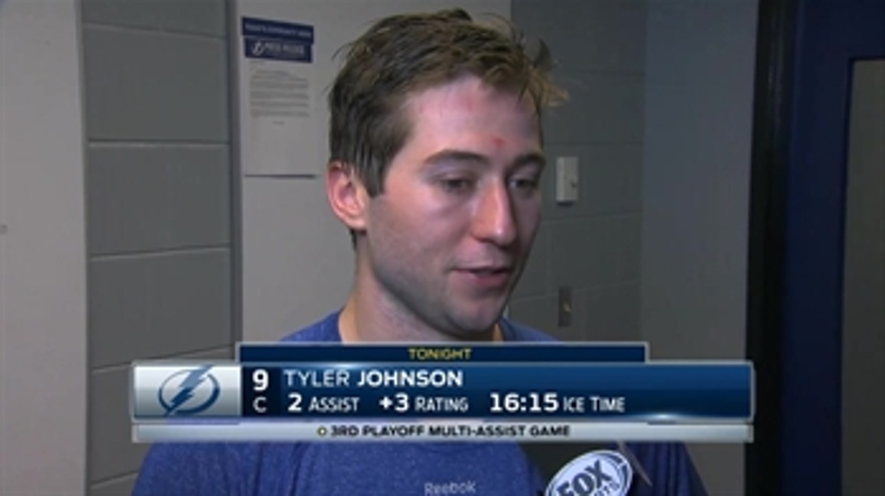 Tyler Johnson grabs 2 assists in Game 1 victory