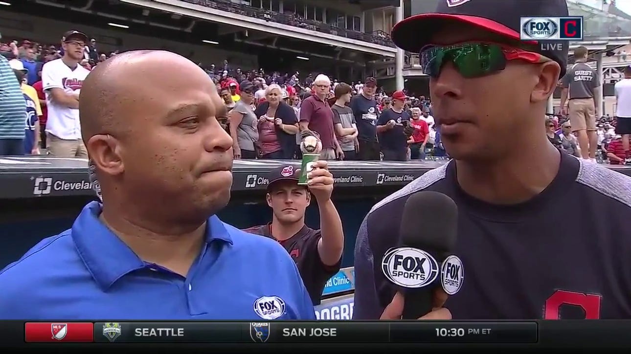 Michael Brantley discusses fatherhood, big weekend for the Tribe after win