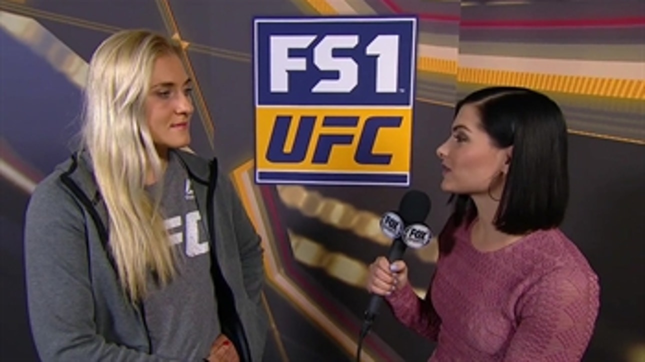 Yana Kunitskaya talks with Megan Olivi ' INTERVIEW ' UFC 222