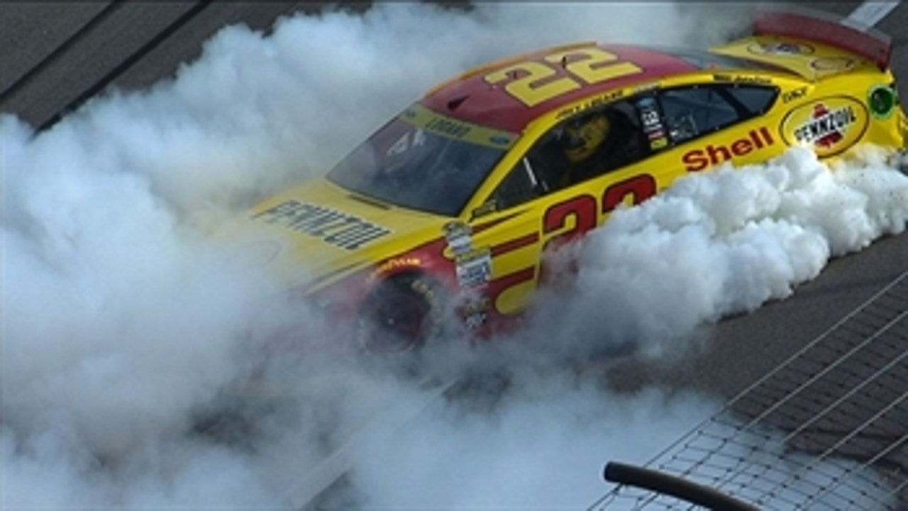 CUP: Joey Logano Wins at Kansas - 2014