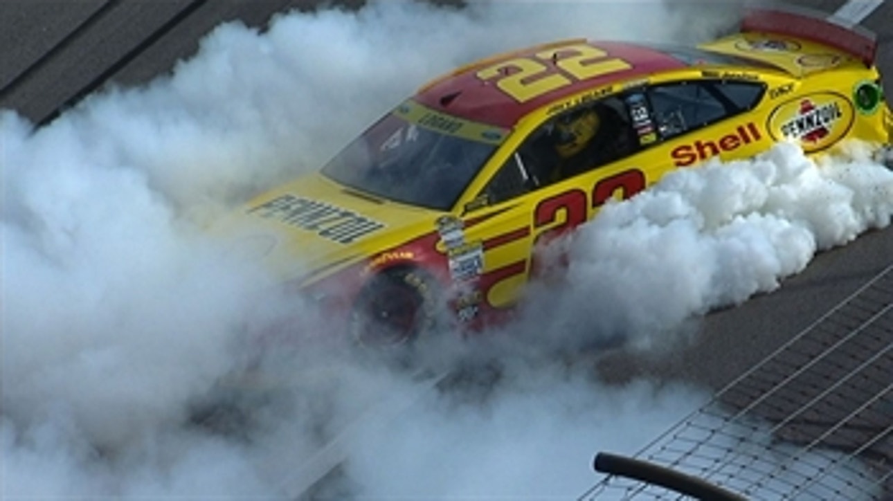 CUP: Joey Logano Wins at Kansas - 2014