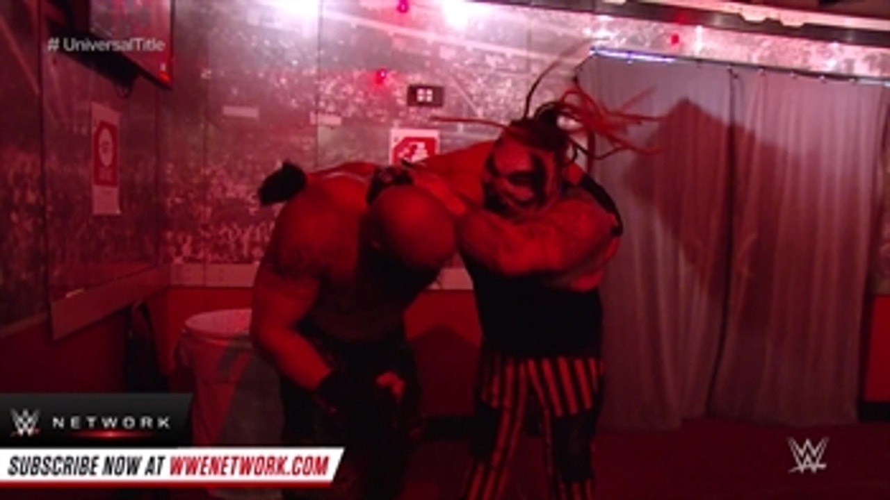 Braun Strowman and "The Fiend" Bray Wyatt battle backstage: SummerSlam 2020 (WWE Network Exclusive)