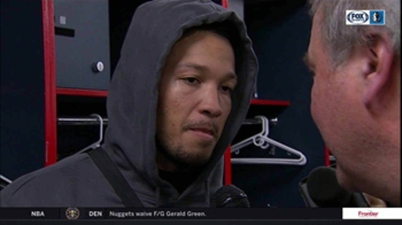 Jalen Brunson Reaction following Mavs loss to the Wizards