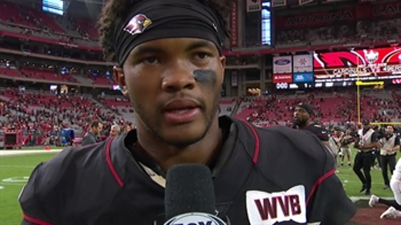 Kyler Murray walks through his second career win as Cardinals top Falcons, 34-33