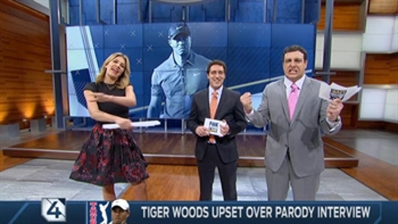 Tiger Woods Upset Over Parody Interview
