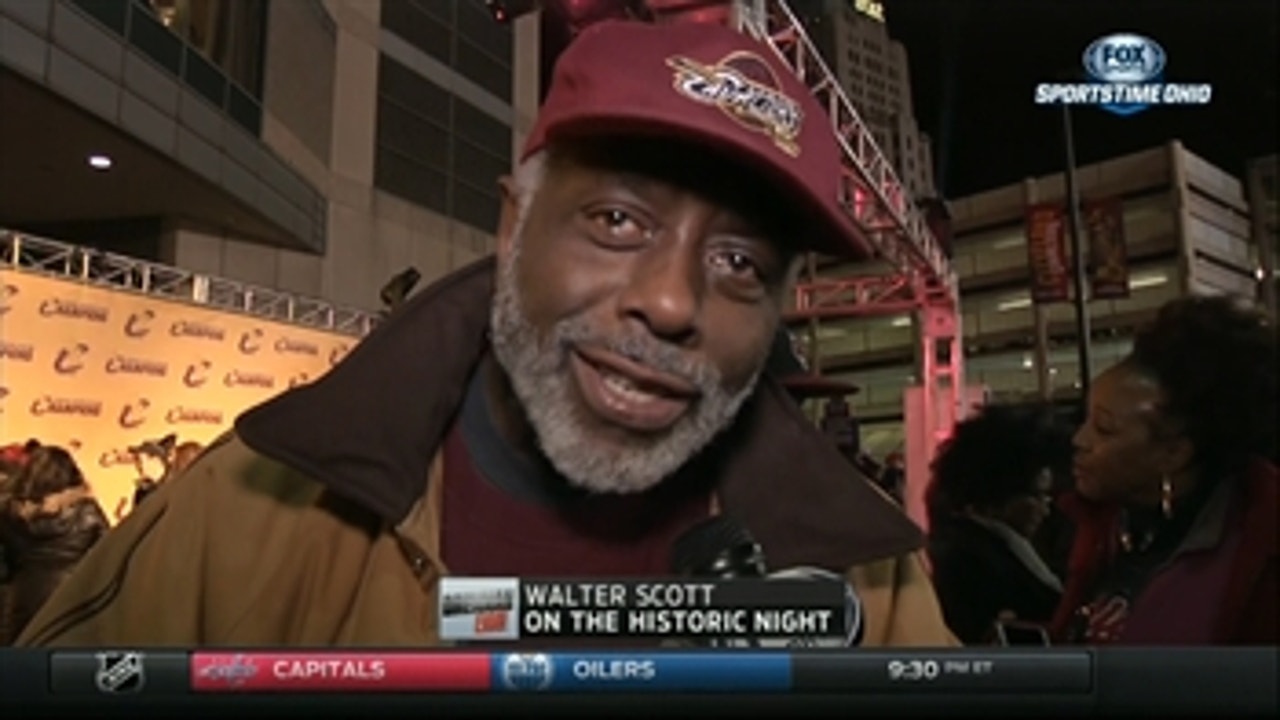 Local Cleveland fans describe significance of the city's historical night
