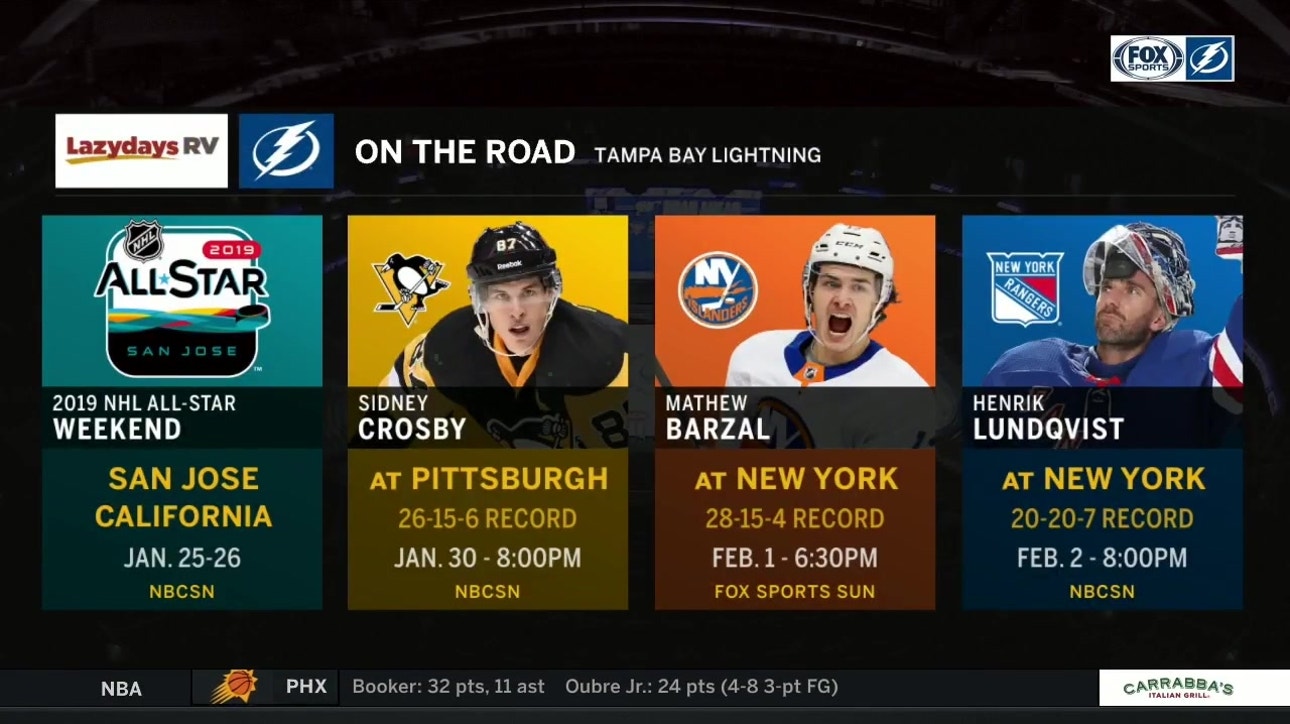 Tampa Bay Lightning Road Ahead