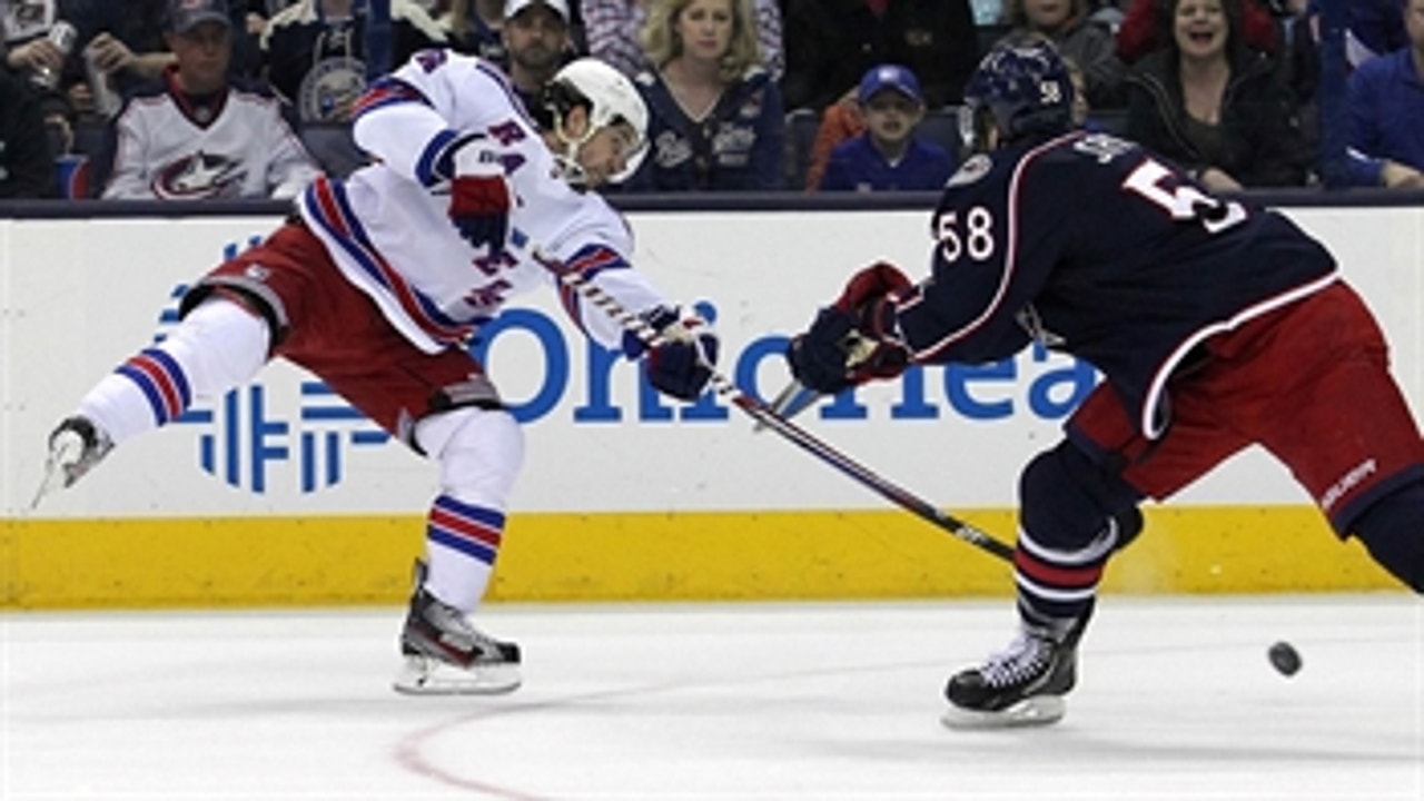 Blue Jackets downed by Rangers