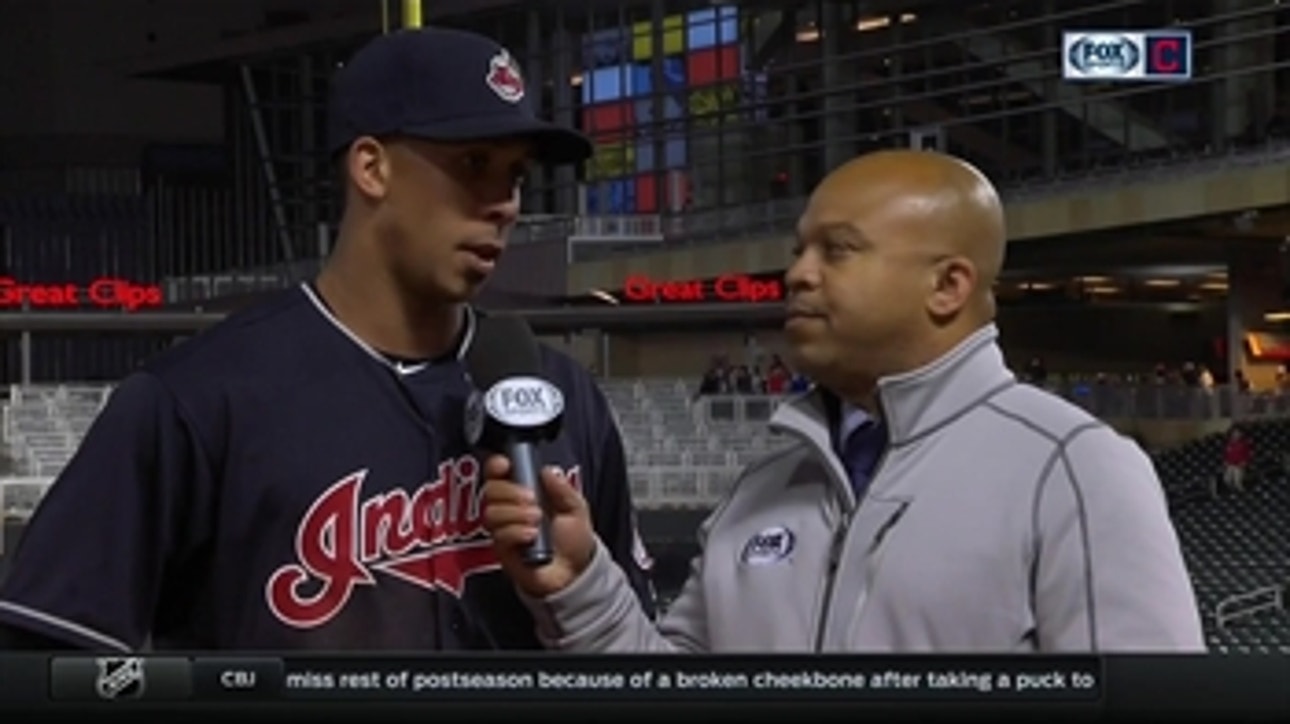 Knott talks to Brantley about 3-1 win over Twins