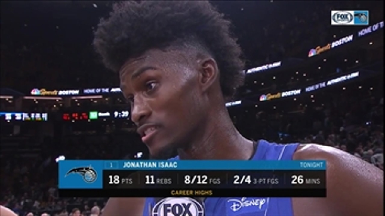 Jonathan Isaac on teamwork: ‘We were so focused. We were so together tonight’