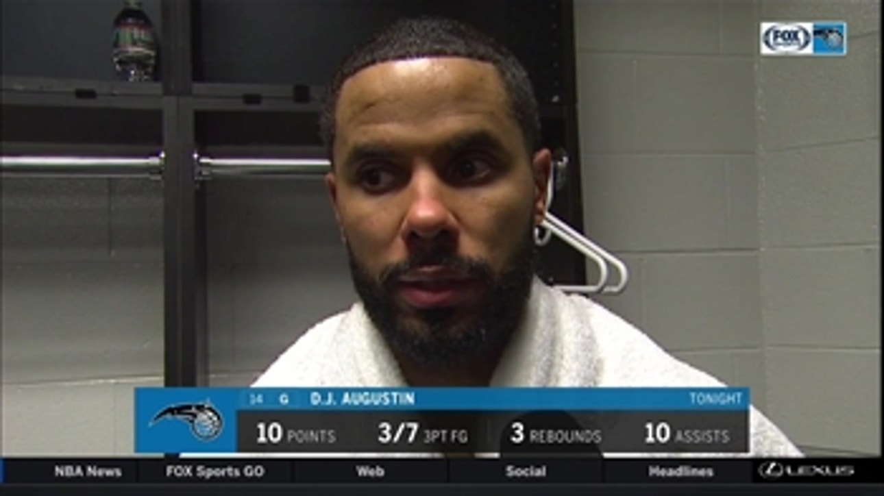 D.J. Augustin on win: ‘We bounced back from Philly’