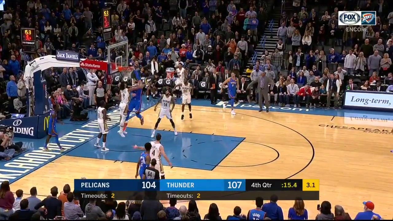 WATCH: Steven Adams Drops the Dagger Dunk | Thunder ENCORE