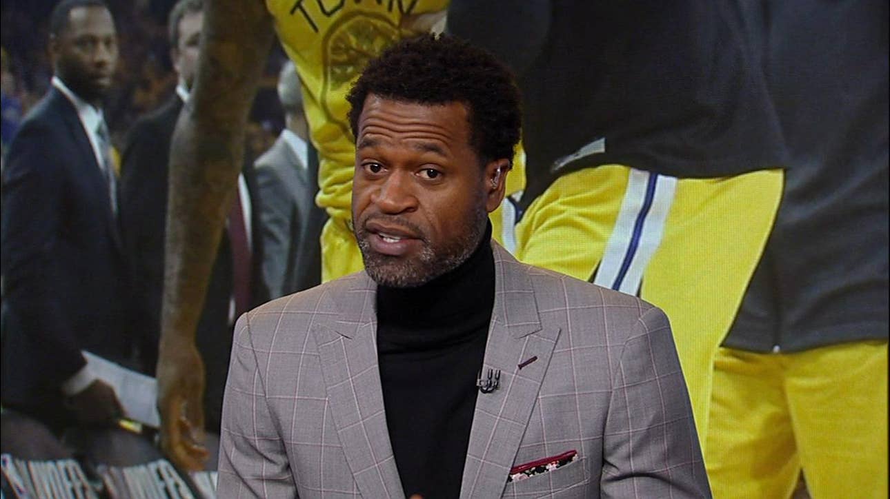 Stephen Jackson on KD: Patrick Beverley is getting the best of him ' NBA ' FIRST THINGS FIRST