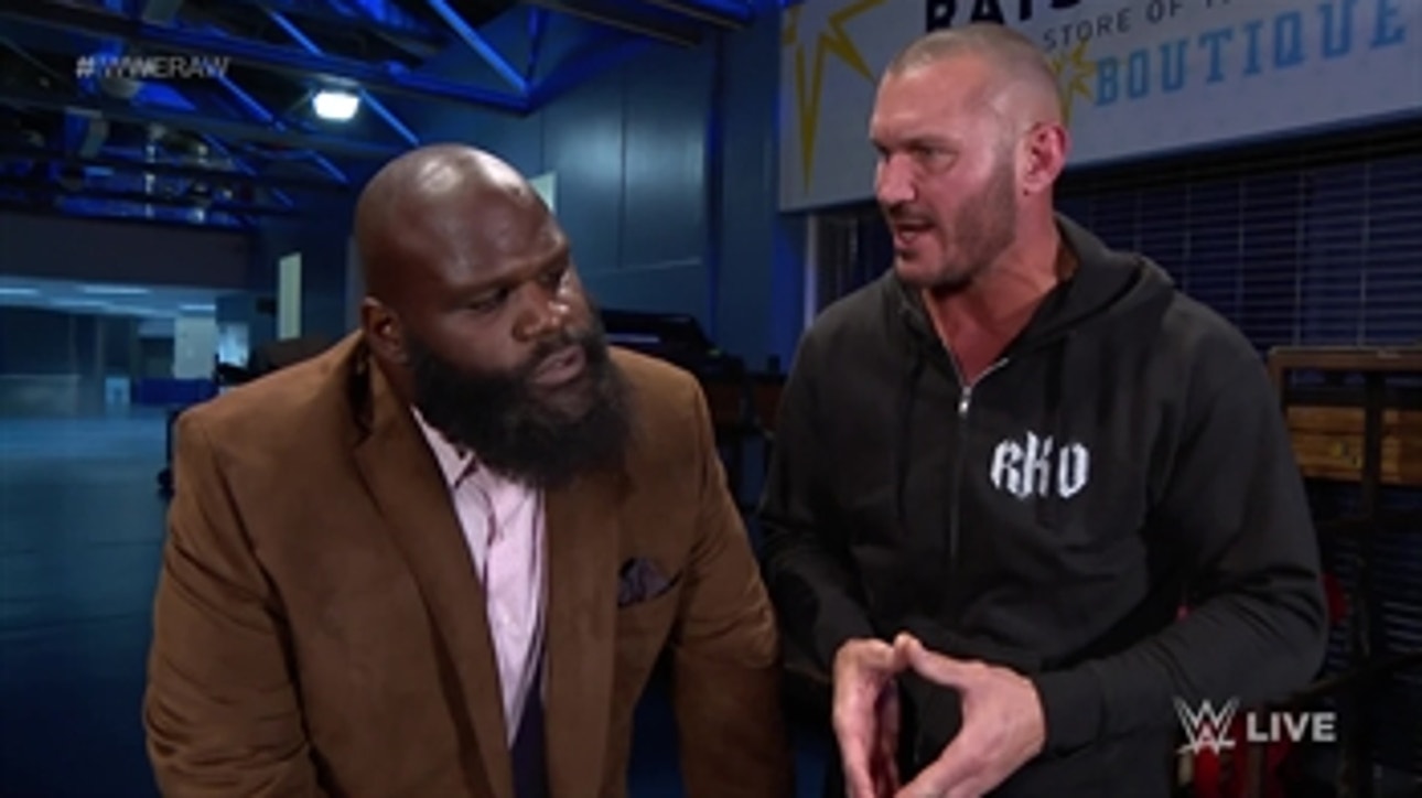 Randy Orton taunts Mark Henry: Raw, Jan. 4, 2021