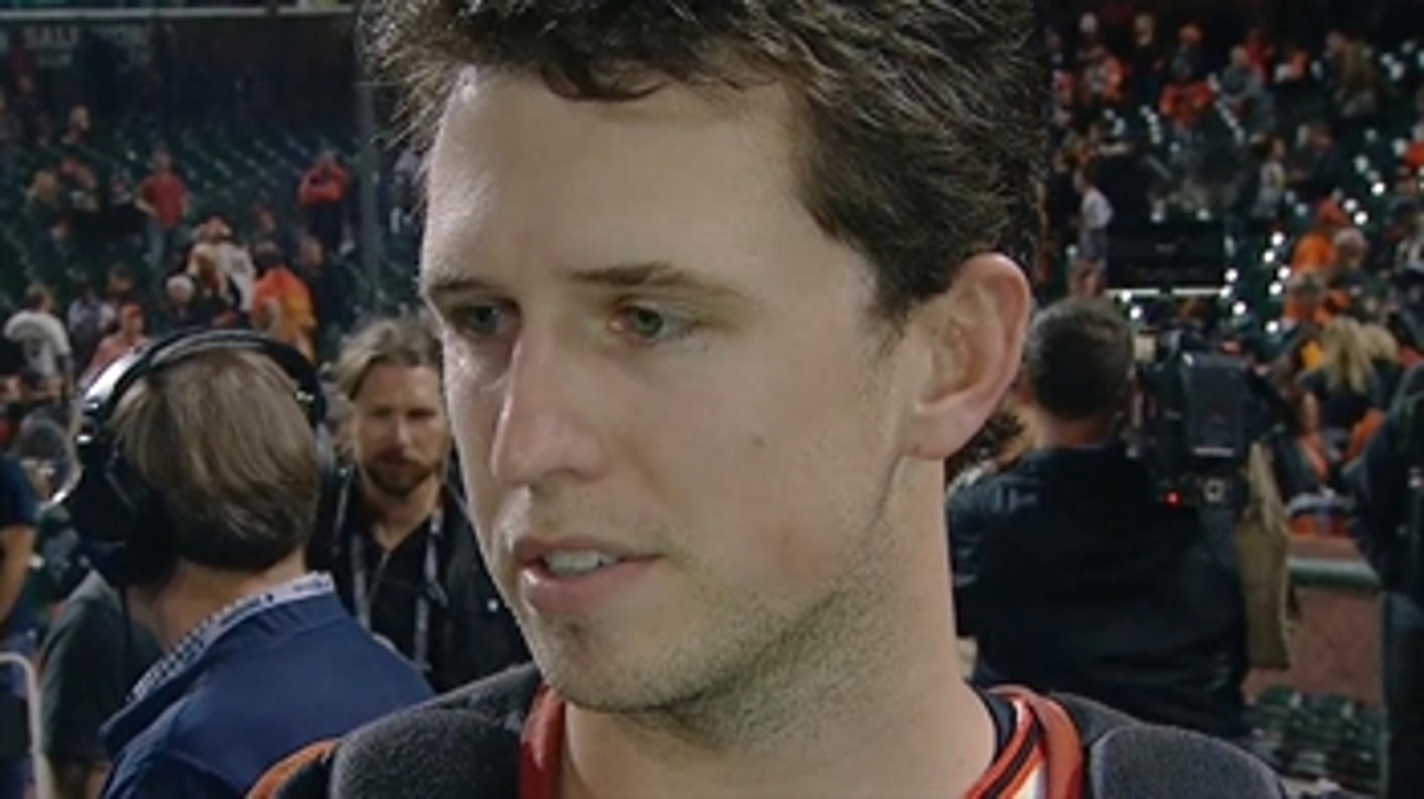 Posey on Game 4 win, Bumgarner on mound for Game 5