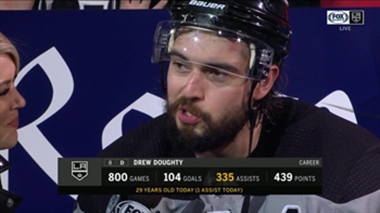 Drew Doughty excited to celebrate his birthday after LA Kings win