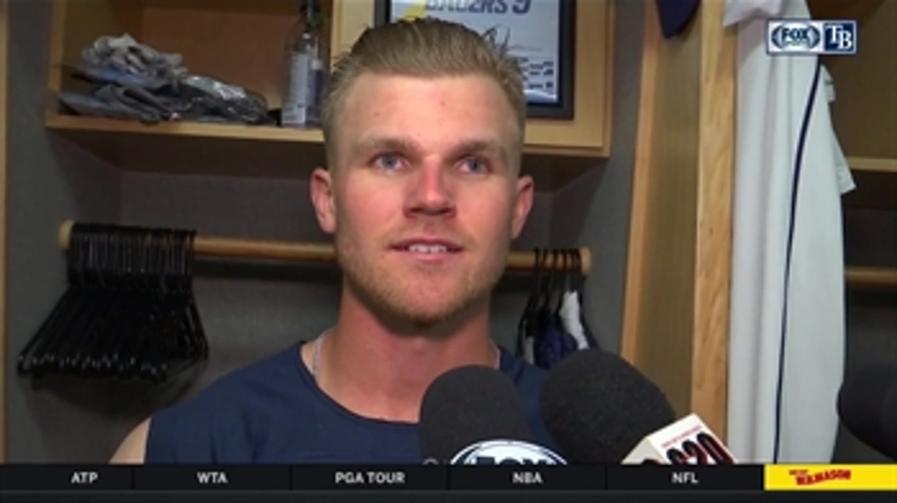 Jake Bauers on his MLB debut, selecting number 9