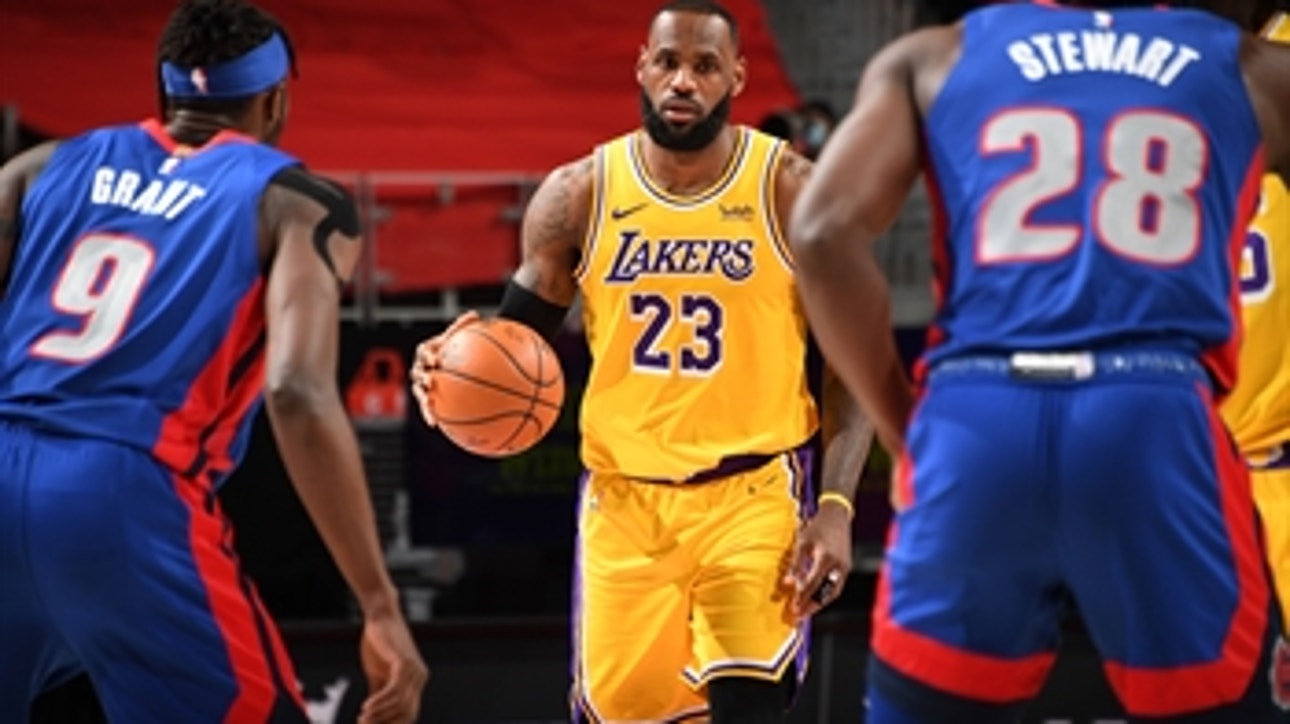 Shannon Sharpe: LeBron broke his rhythm trying to Lakers more involved in loss to Pistons | UNDISPUTED