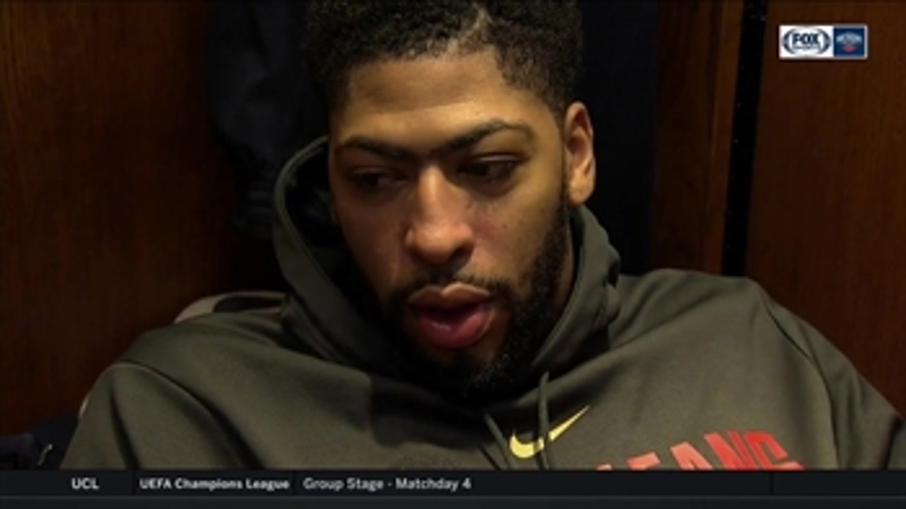 Anthony Davis: 'We're gonna keep trusting our guys and those [shots] are gonna start to fall'