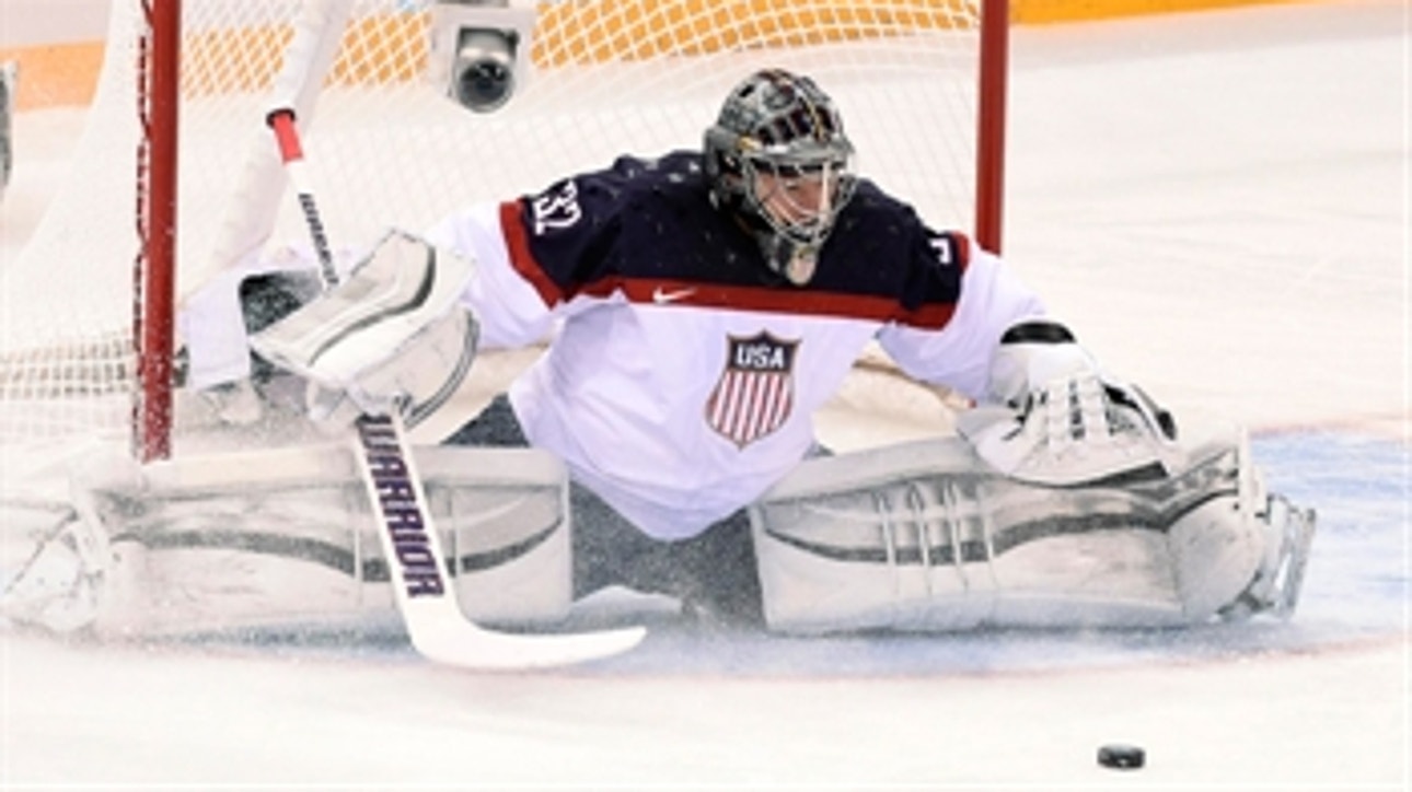 Sochi Now: Quick to start in goal vs. Russia