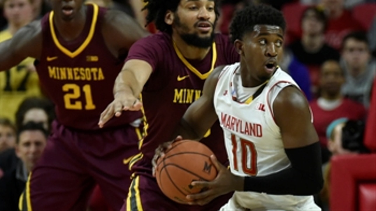 Maryland catches fire from deep in 77-66 win over Minnesota