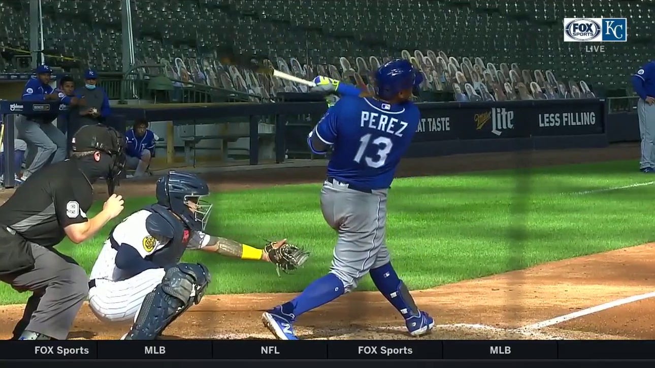 WATCH: Salvador Perez hits a two-run blast