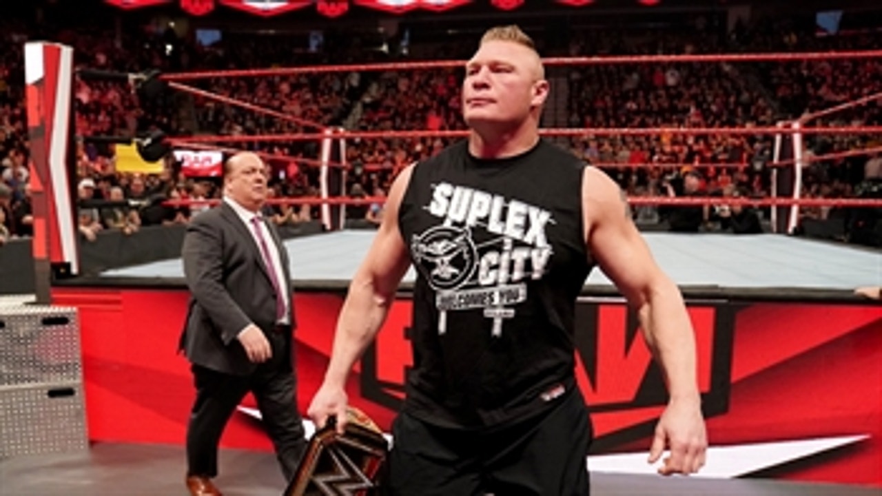 Brock crashes match to determine his WWE Super ShowDown foe: Raw, Feb. 3, 2020