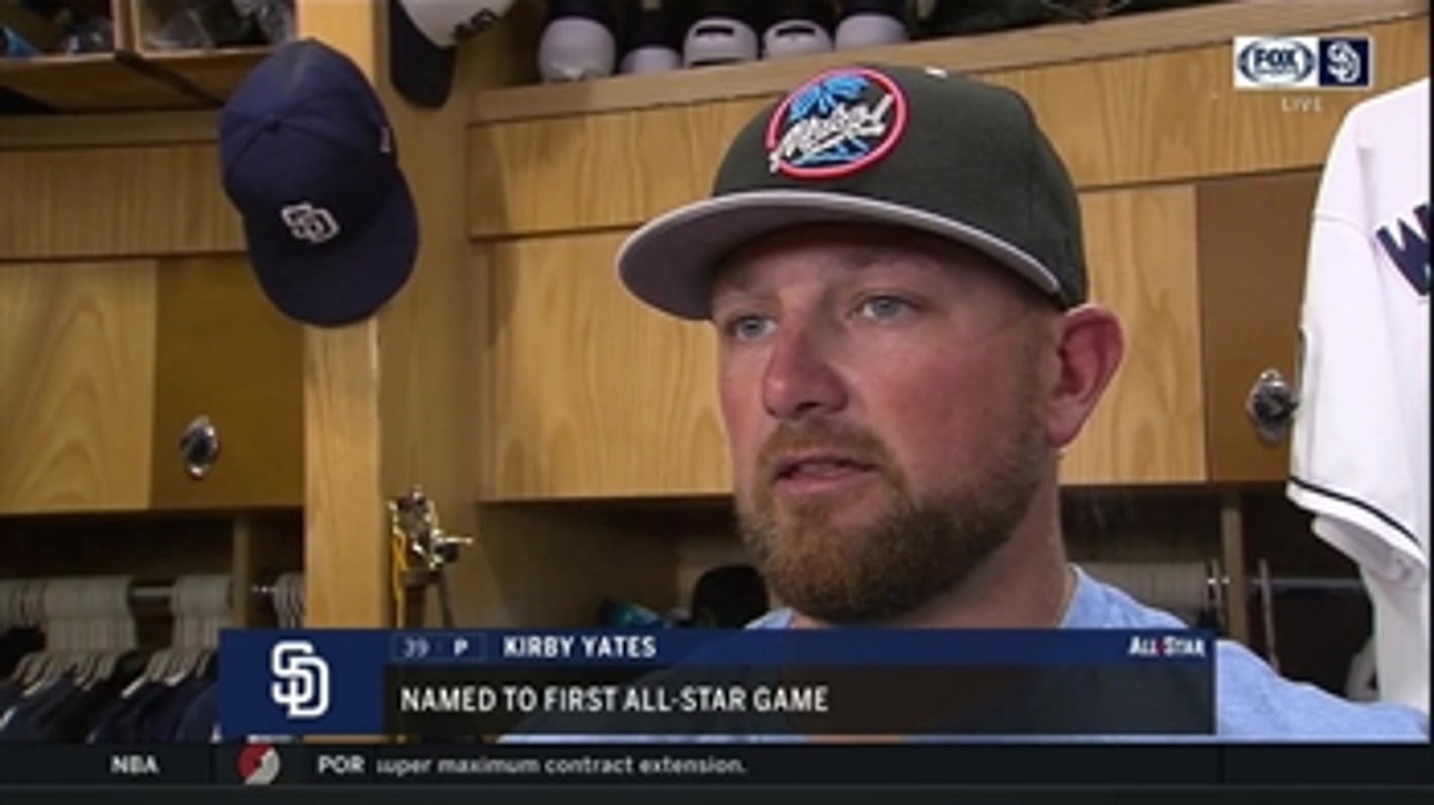 Kirby Yates talks about his first career All Star selection