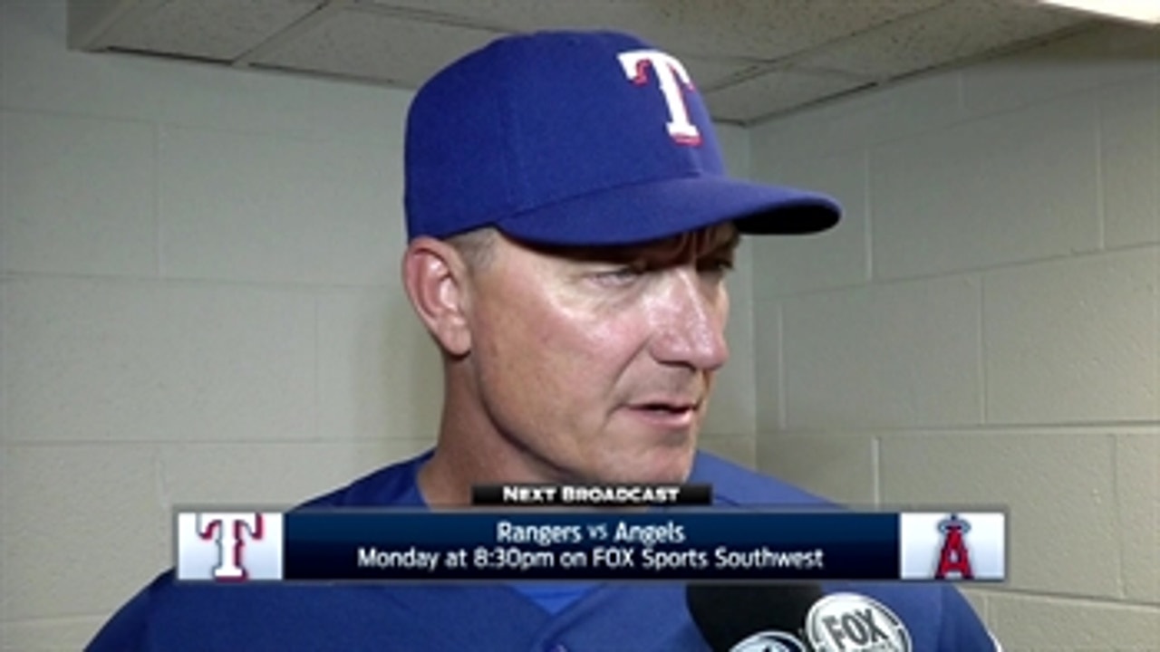 Jeff Banister: 'It all starts with starting pitching'